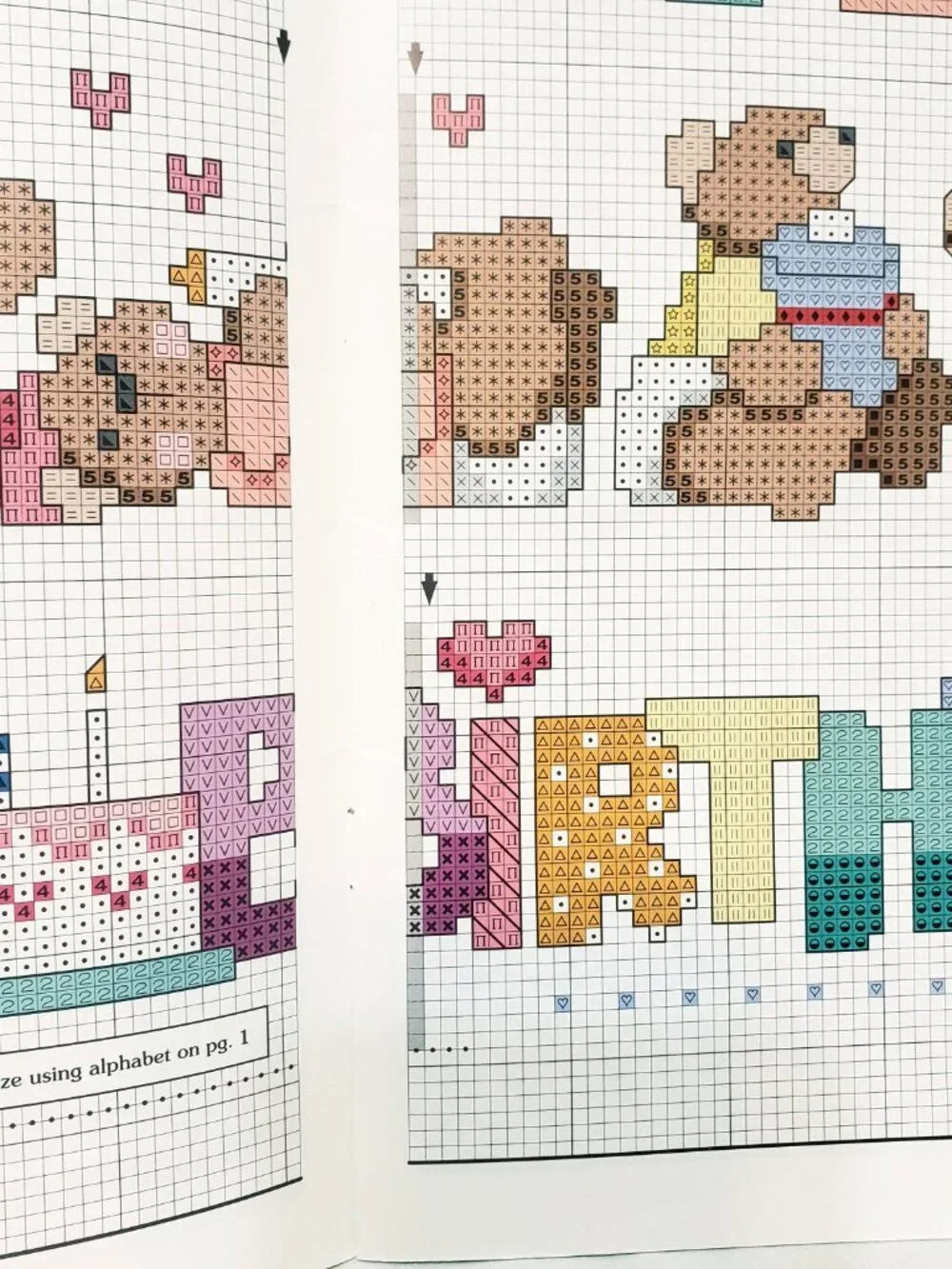 Our Best Baby Bibs Cross Stitch Leaflet 3272 Leisure Arts 2001